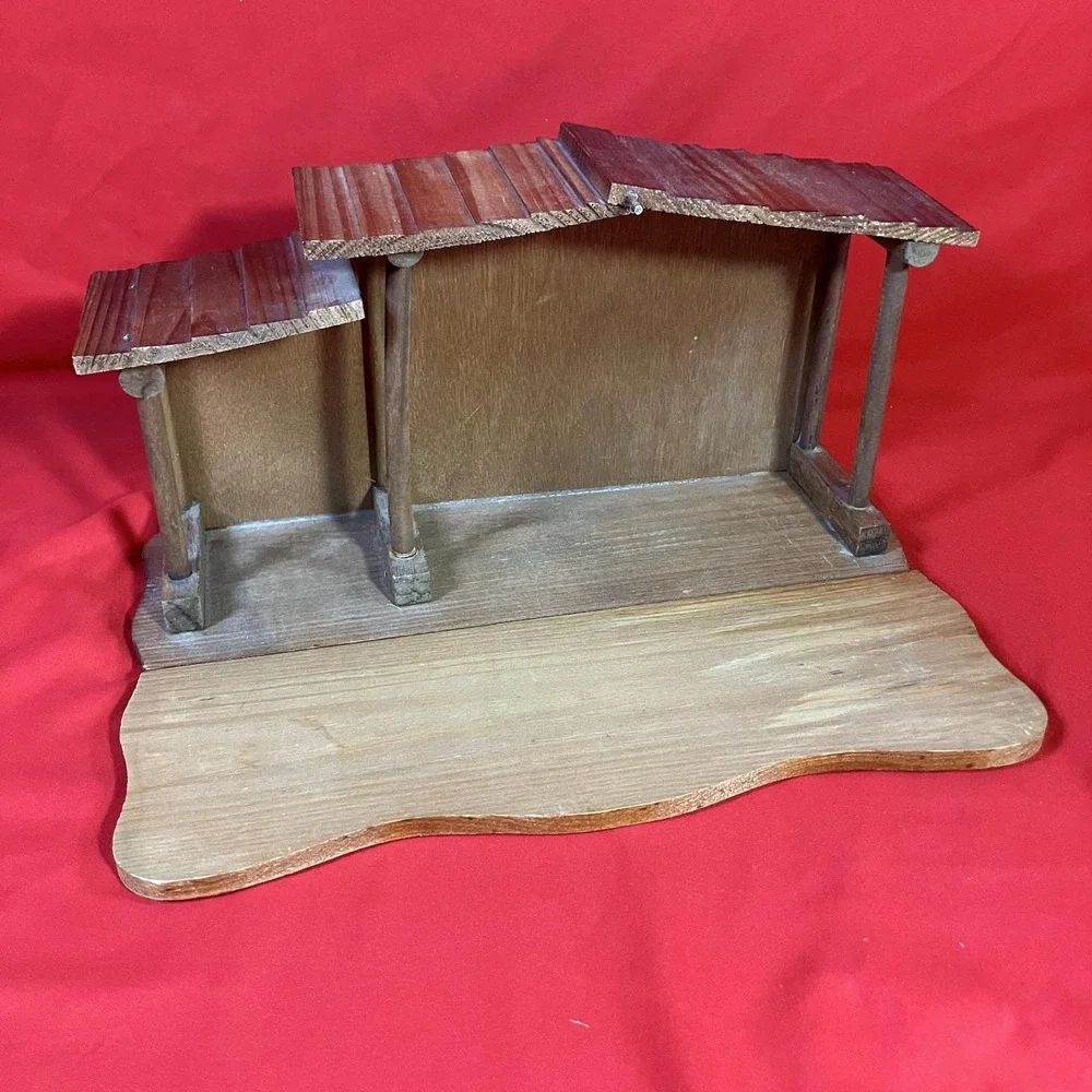 Vintage Frank's Nursery & Crafts Children's Nativity Set / 12 Pieces / Flaws